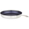 Viking 3-Ply Non Stick Frying Pans, 2-Piece Hybrid Plus Stainless Steel, 9.5 and 11 Inch, Silver(12 Inches)