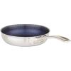 Viking 3-Ply Non Stick Frying Pans, 2-Piece Hybrid Plus Stainless Steel, 9.5 and 11 Inch, Silver(8 Inches)
