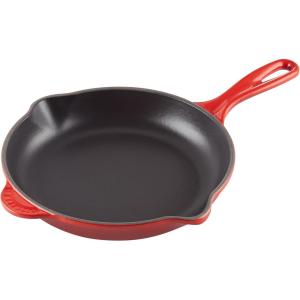 Le Creuset Enameled Cast Iron Classic Skillet, 9″, Cerise