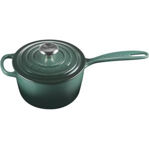 Le Creuset Enameled Cast Iron Signature Saucepan, 2.25 qt., Flame(Artichaut)