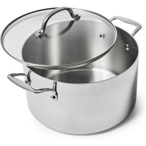 Sur La Table Signature Stainless Steel Stockpot, 8 qt.