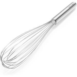 Sur La Table Stainless Steel French Whisk, 12″, Silver