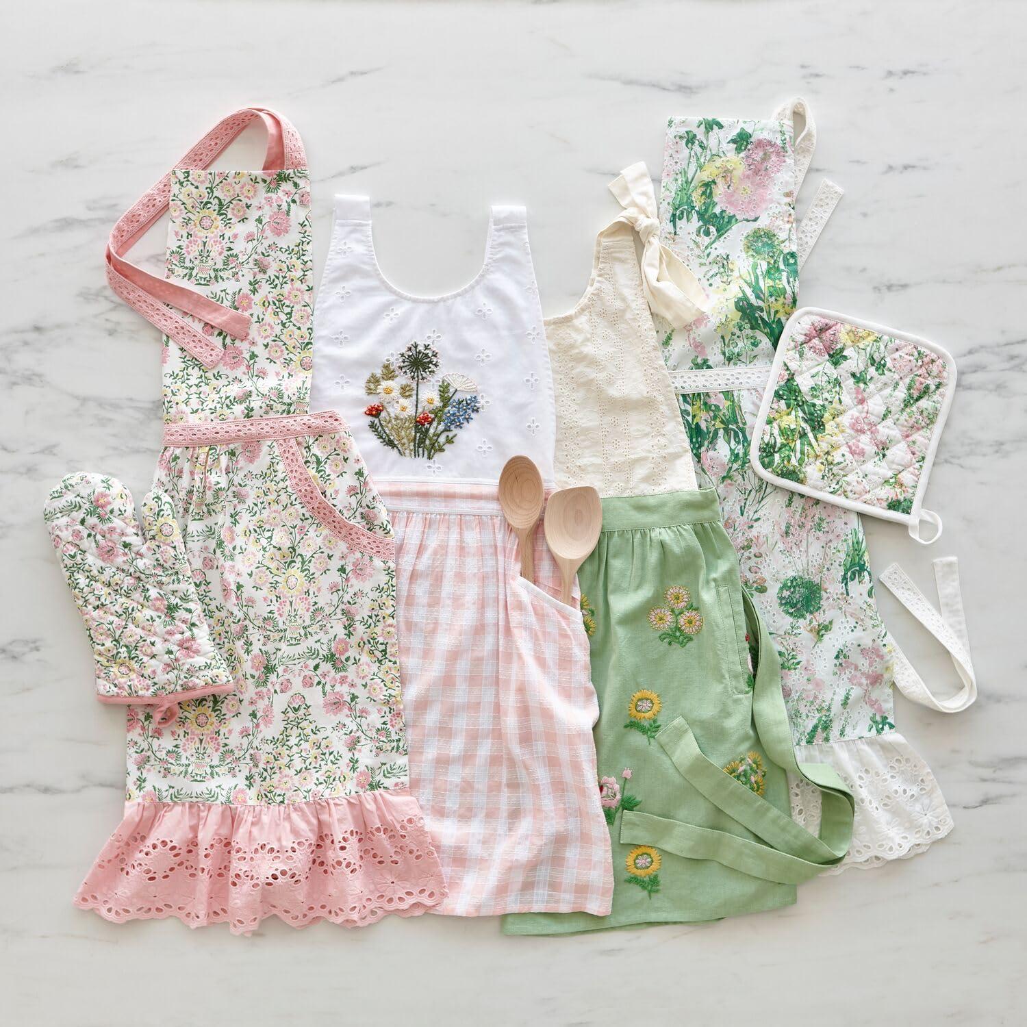 imageSur La Table Floral Apron Pink