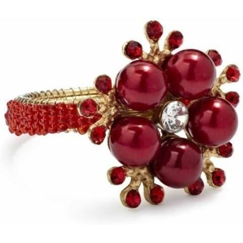 imageSur La Table Beaded Flower Napkin RingsSet of 4