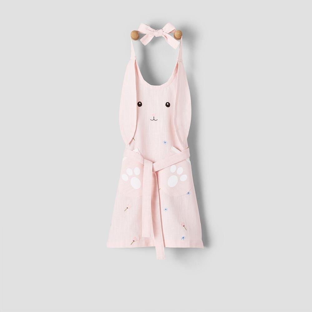 imageSur La Table Easter Bunny Childrens Apron Pink