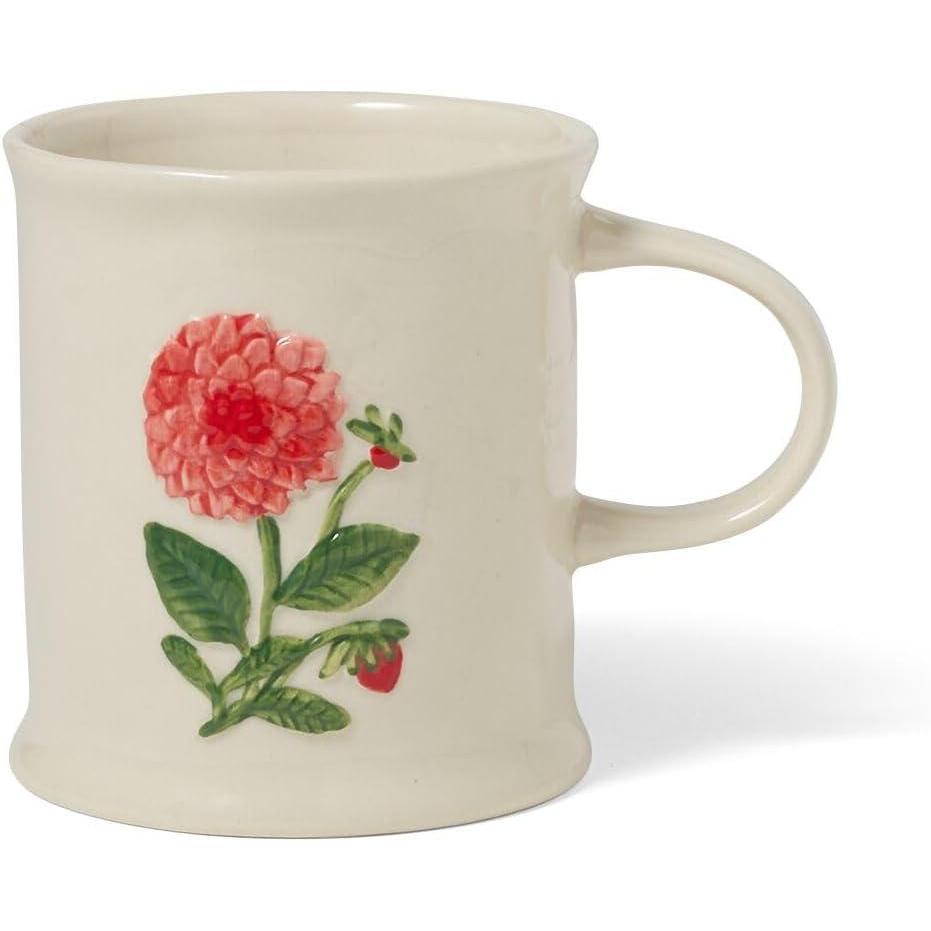 imageSur La Table Embossed Floral Mug Dahlia