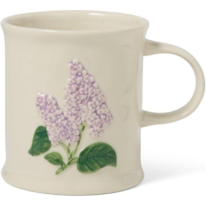 imageSur La Table Embossed Floral Mug Lilac