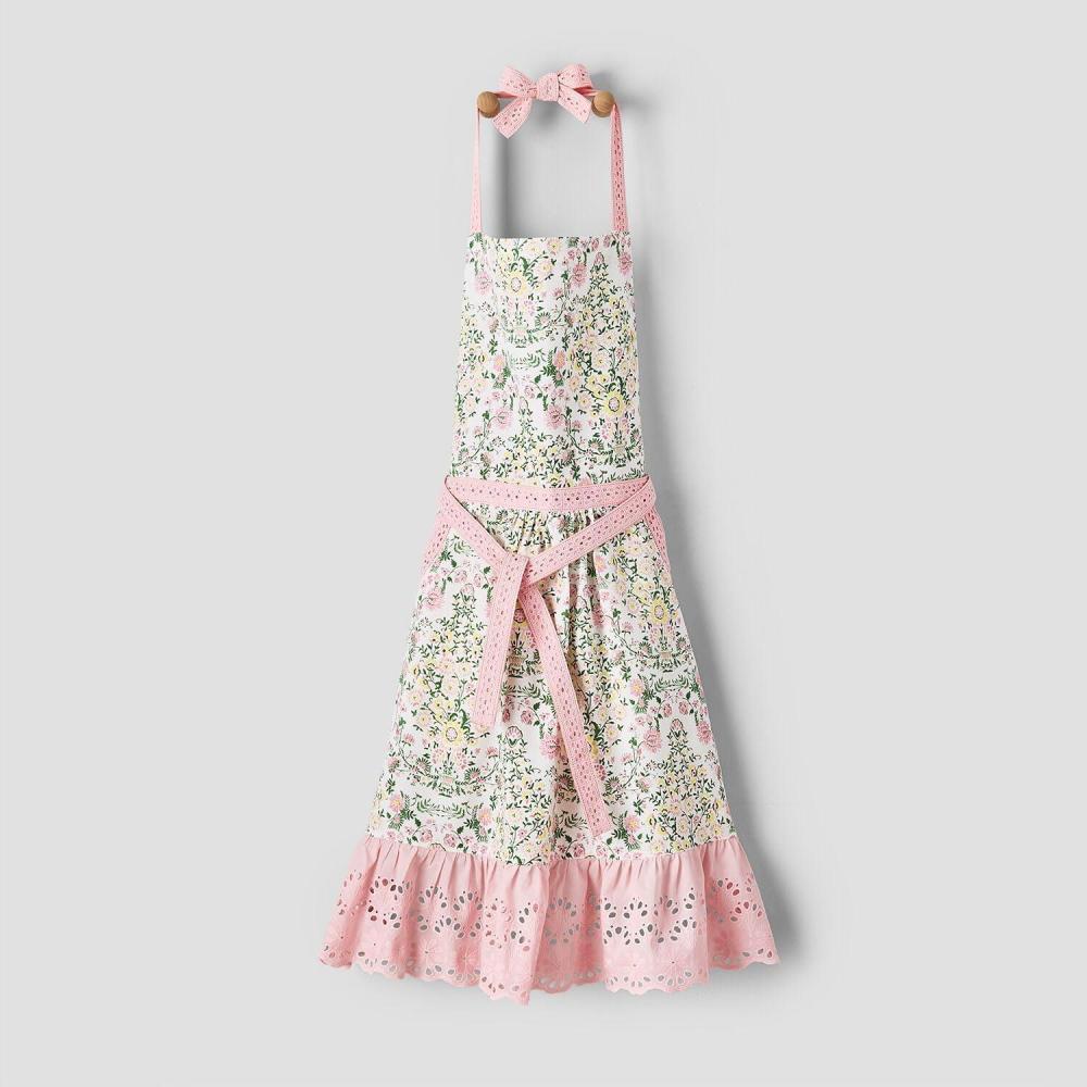 imageSur La Table Floral Apron Pink