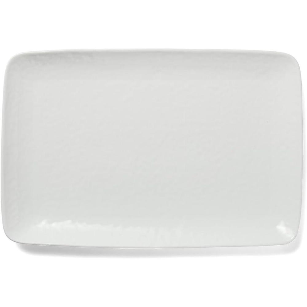 imageSur La Table Hammered Porcelain Serving Platter 15 x 10 Oval Appetizer Tray with Textured Detailing Durable amp Elegant Microwave amp Dishwasher for Everyday Entertaining
