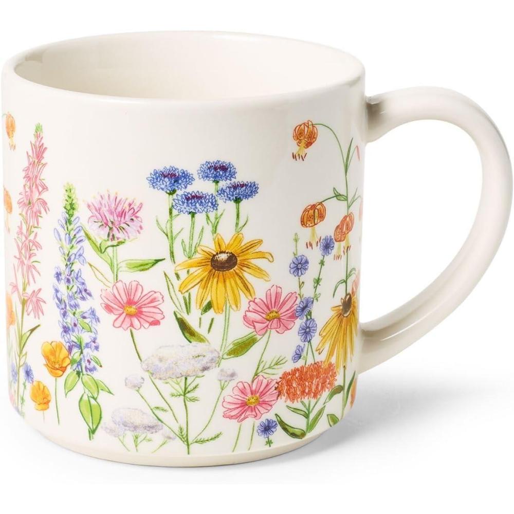 imageSur La Table Wildflower Mug 157 oz White