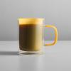 Sur La Table Colored Double-Wall Mug, Light Yellow