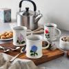 Sur La Table Embossed Floral Mug, Hydrangea