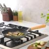 Sur La Table Kitchen Essential Main Canteen 9.5″ Pre-Seasoned Cast Iron Skillet w/Wood Handle, Natural Nonstick Lightweight Frying Pan for Searing, Sautéing & Everyday Cooking – Blue(Juniper Green (Skillet))