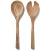Sur La Table 2-Piece Light Acacia Wood Servers, Tan