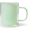 Sur La Table Colored Double-Wall Mug, Light Green