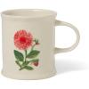 Sur La Table Embossed Floral Mug, Dahlia
