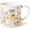 Sur La Table Wildflower Mug, 15.7 oz, White