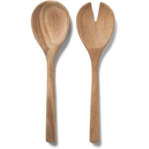 Sur La Table 2-Piece Light Acacia Wood Servers, Tan