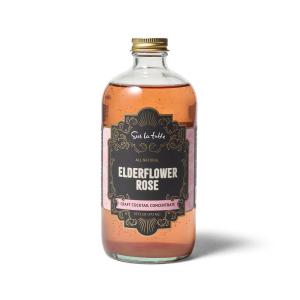 Sur La Table Elderflower Rose Craft Cocktail Concentrate, Orange