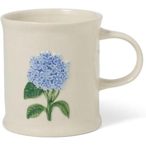 Sur La Table Embossed Floral Mug, Hydrangea