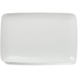 Sur La Table Hammered Porcelain Serving Platter – 15″ x 10″ Oval Appetizer Tray with Textured Detailing, Durable & Elegant, Microwave & Dishwasher for Everyday Entertaining