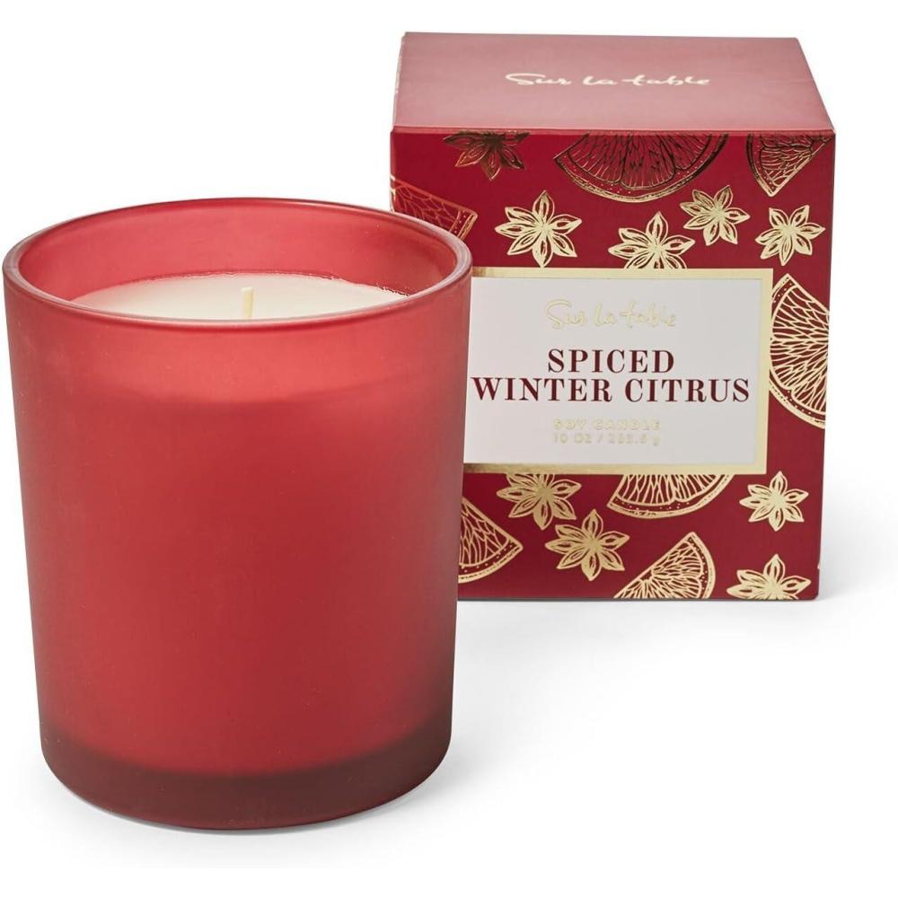 imageSur La Table Spiced Winter Citrus Candle Red