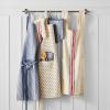 Sur La Table Cotton Smock Apron – Durable, Absorbent & Lightweight Cooking Apron with Textured Woven Design, Easy On/Off, 30″ x 39″