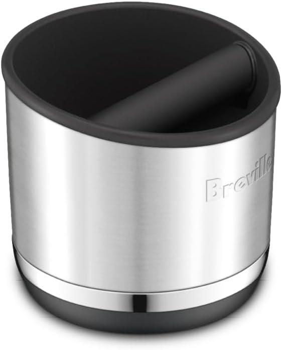 imageBreville BEA501BSS Knock Box 10 Espresso Machine Accessory 10 Puck Capacity Brushed Stainless Steel