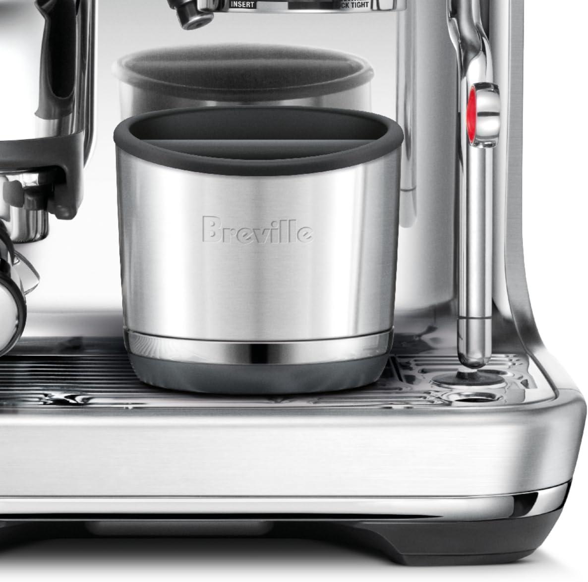 imageBreville BEA501BSS Knock Box 10 Espresso Machine Accessory 10 Puck Capacity Brushed Stainless Steel