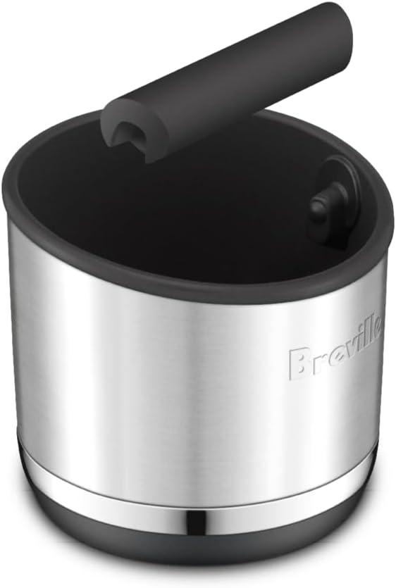 imageBreville BEA501BSS Knock Box 10 Espresso Machine Accessory 10 Puck Capacity Brushed Stainless Steel