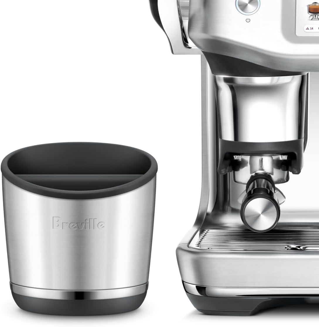 imageBreville BEA502BSS Knock Box 20 Espresso Machine Accessory 20 Puck Capacity Brushed Stainless Steel