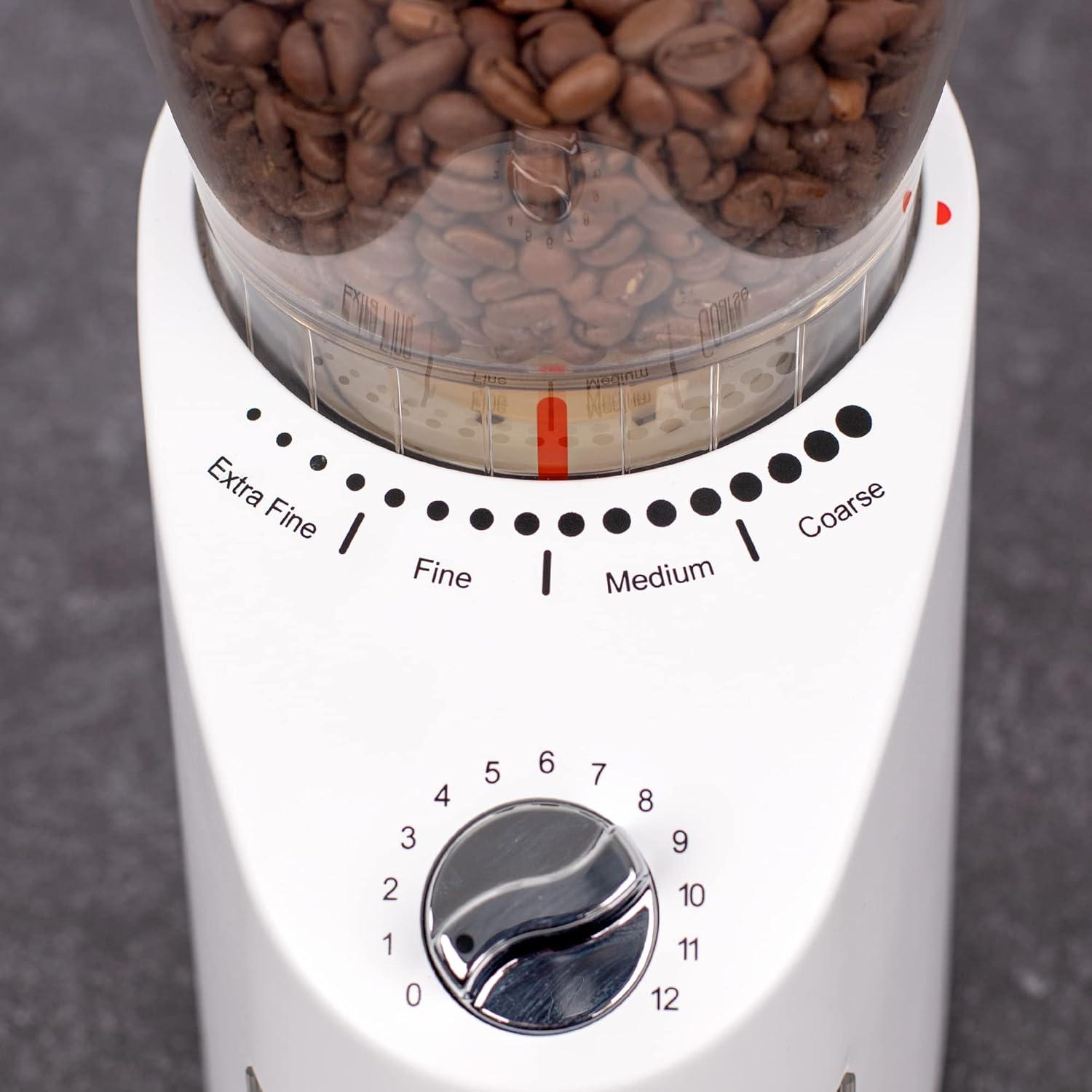 imageCapresso Infinity Plus Conical Burr Grinder BlackWhite