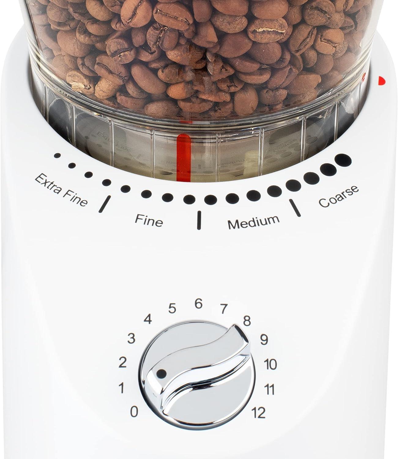 imageCapresso Infinity Plus Conical Burr Grinder BlackWhite