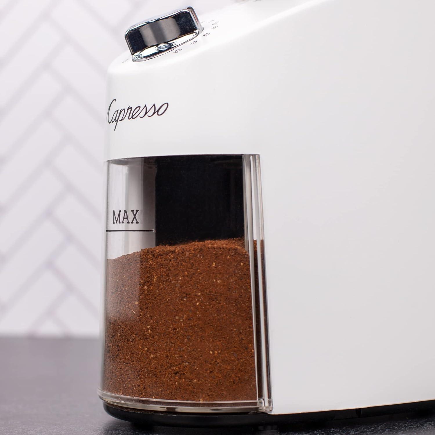 imageCapresso Infinity Plus Conical Burr Grinder BlackWhite