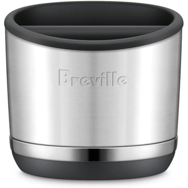 imageBreville BEA501BSS Knock Box 10 Espresso Machine Accessory 10 Puck Capacity Brushed Stainless Steel