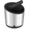 Breville BEA502BSS Knock Box 20 Espresso Machine Accessory, 20 Puck Capacity, Brushed Stainless Steel