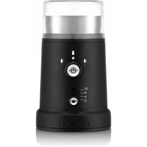 Bodum Bistro Electric Coffee Blade Grinder, Adjustable, 5 Grind Settings, 3 Ounces, Black