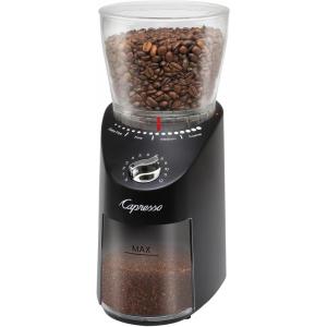 Capresso Infinity Plus Conical Burr Grinder, Black(Black)