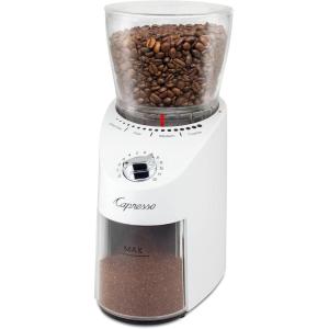 Capresso Infinity Plus Conical Burr Grinder, Black(White)