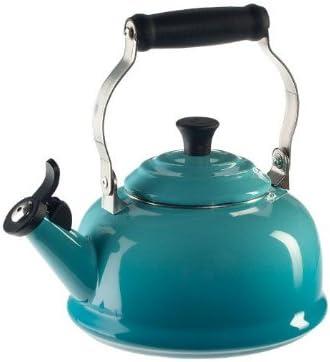 imageLe Creuset Enamel On Steel Whistling Tea Kettle 17 qt CeriseCaribbean