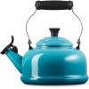 Le Creuset Enamel On Steel Whistling Tea Kettle, 1.7 qt., Cerise(Caribbean)