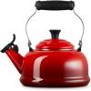 Le Creuset Enamel On Steel Whistling Tea Kettle, 1.7 qt., Cerise(Cerise)