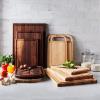 Sur La Table Reversible Cutting Board, 16″ x 12″, Walnut(Walnut)