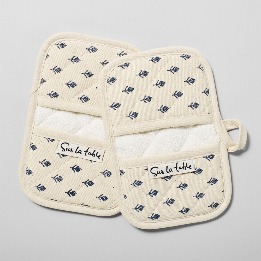 imageSur La Table Tulip Mini Mitts Set of 2 White
