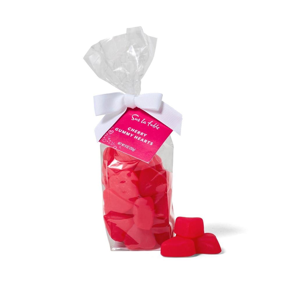 imageSur La Table Cherry Gummy Hearts Red
