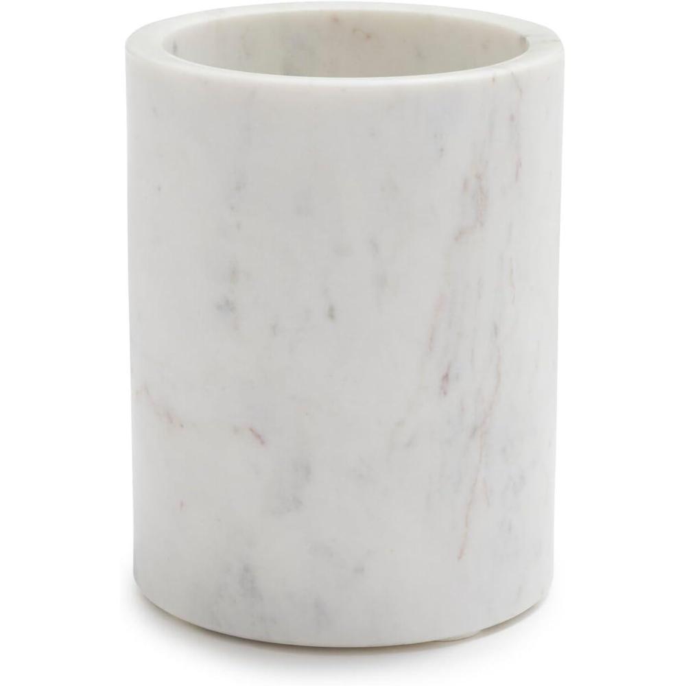 imageSur La Table Marble Utensil Crock White