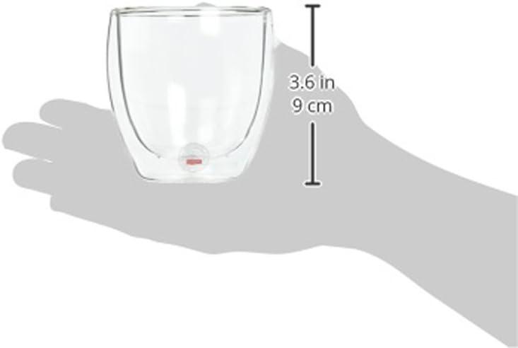 imageBodum 8oz Pavina Double Wall Glasses High Heat Borosilicate Glass Set of 2 ClearSet of 2