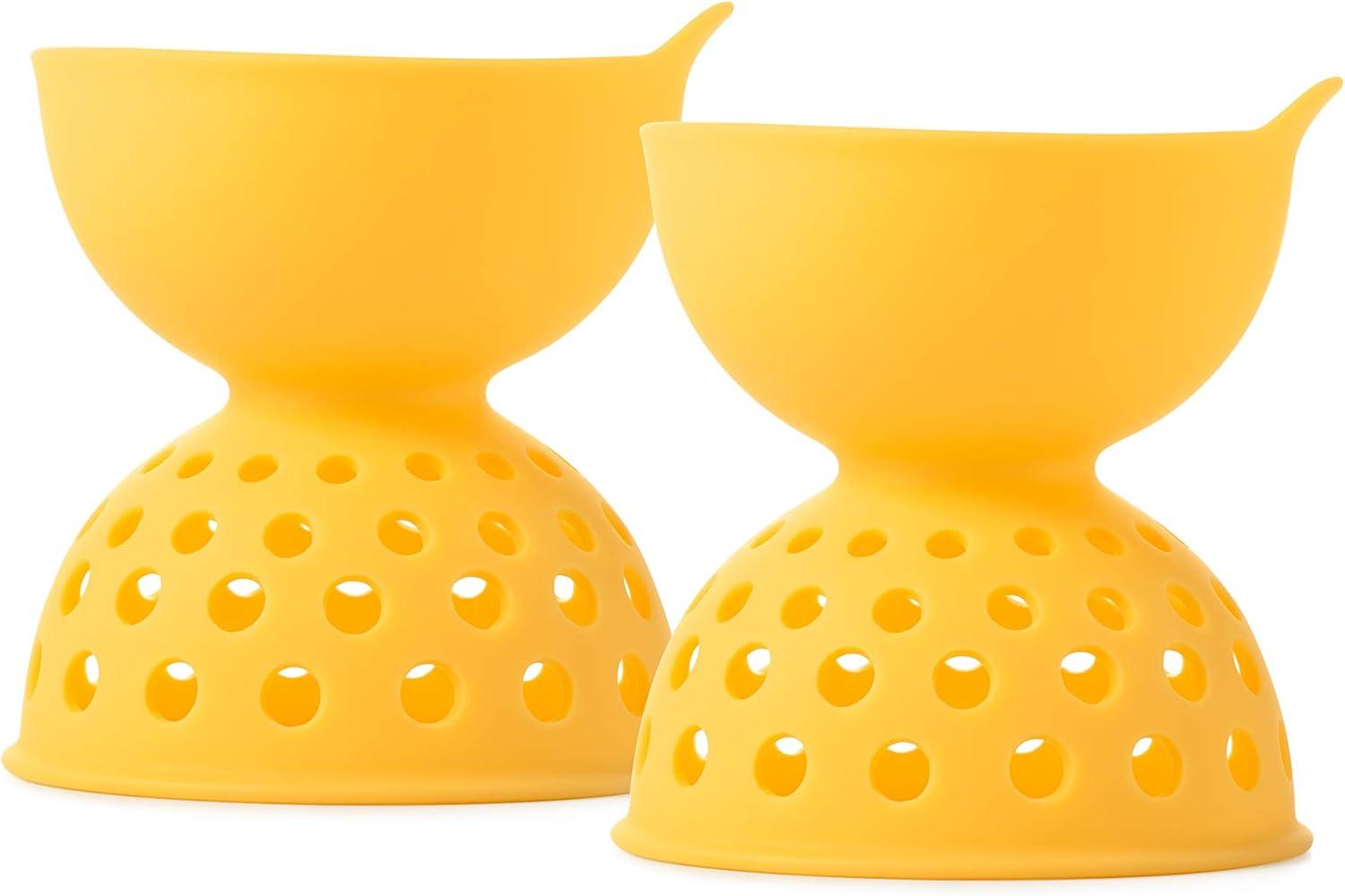 imageOXO Good Grips 2 Piece Silicone Egg Poaching Set One Size Yellow