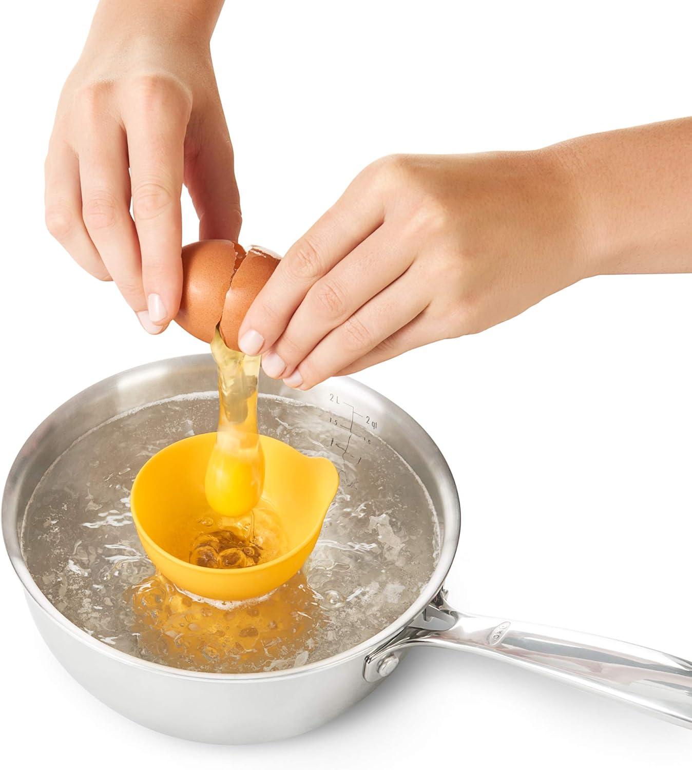 imageOXO Good Grips 2 Piece Silicone Egg Poaching Set One Size Yellow