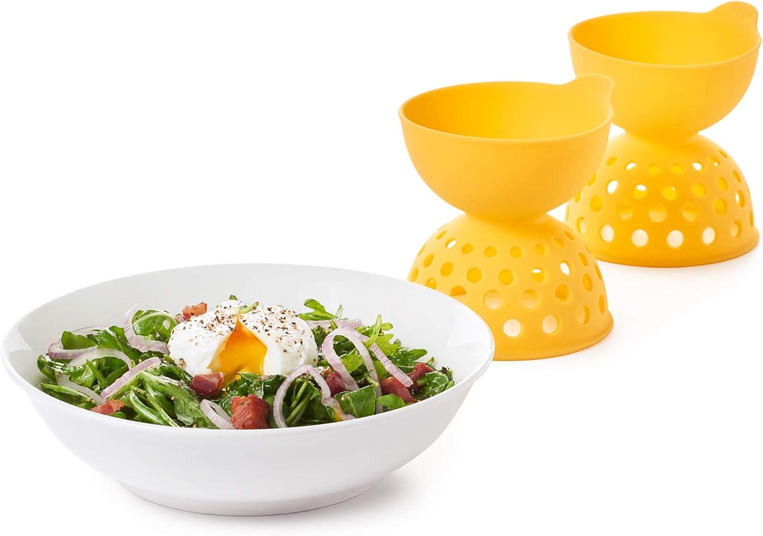 imageOXO Good Grips 2 Piece Silicone Egg Poaching Set One Size Yellow